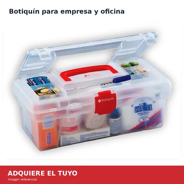 Botiquín de primeros auxilios para empresas y oficinas