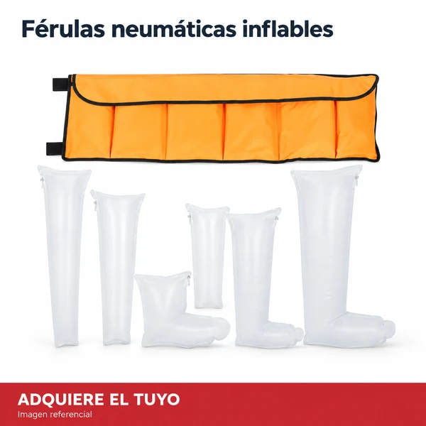 Férulas Neumáticas Inflables en presentación referencial de KitAlerta